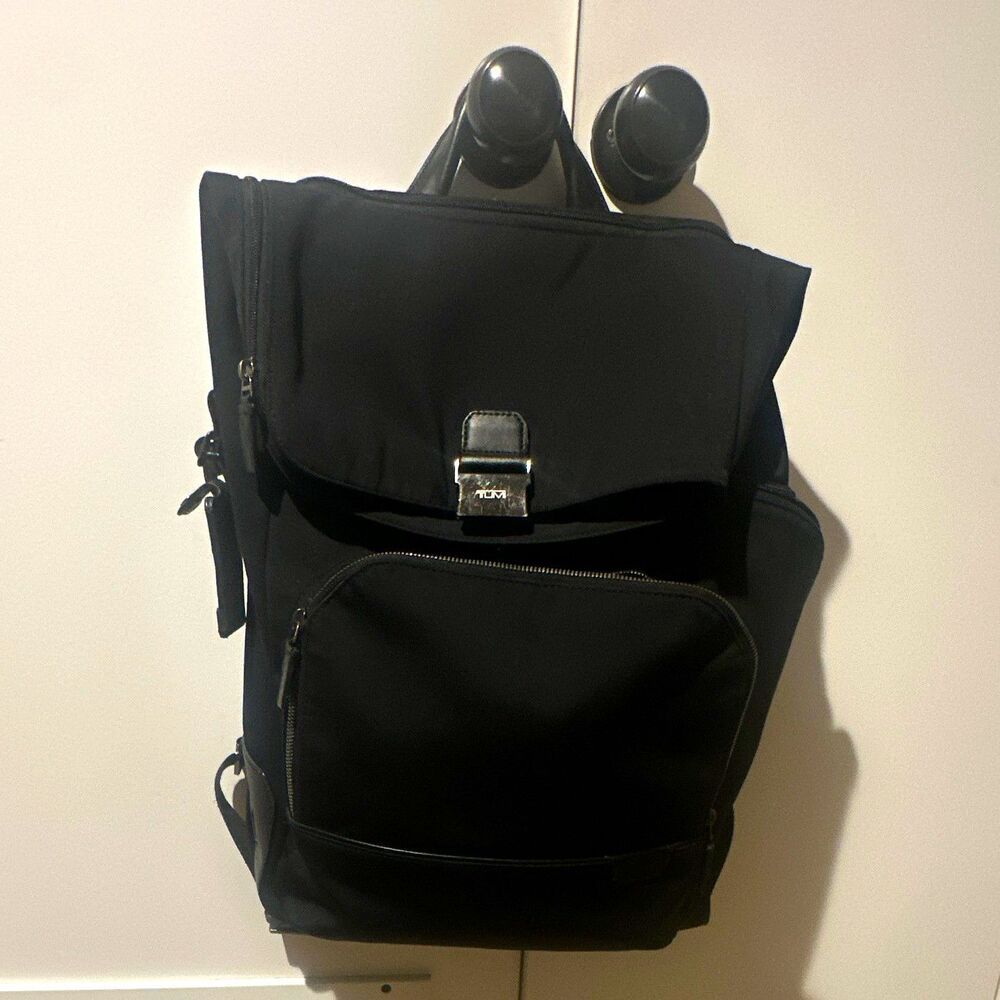 TUMI Osborn Roll Top Backpack w/ Laptop Compartment, Adjustable Straps 650 new
